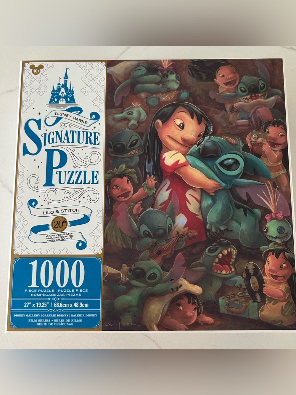 Disney Parks Signature Lilo & Stitch 20th Anniversary 1000 Piece Puzzle